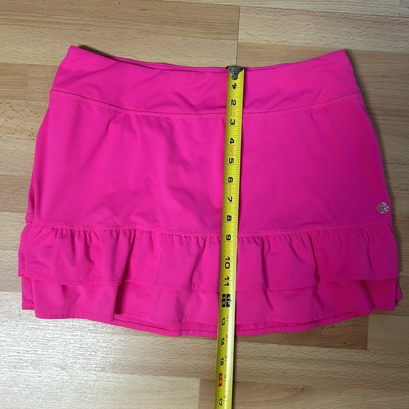 Lilly Pulitzer Fern Ruffle Skort Grenadine Size M Like New - Picture 2 of 6